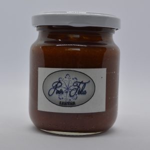 Csokis homoktövis-meggy lekvár